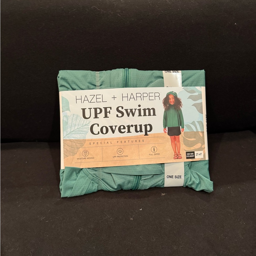 NWT Hazel + Harper Green UPF Swim Coverup